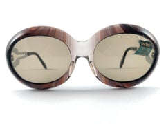 New Vintage Indo Ibiza 130 Oversized Sunglasses Made In Spain 1980'S