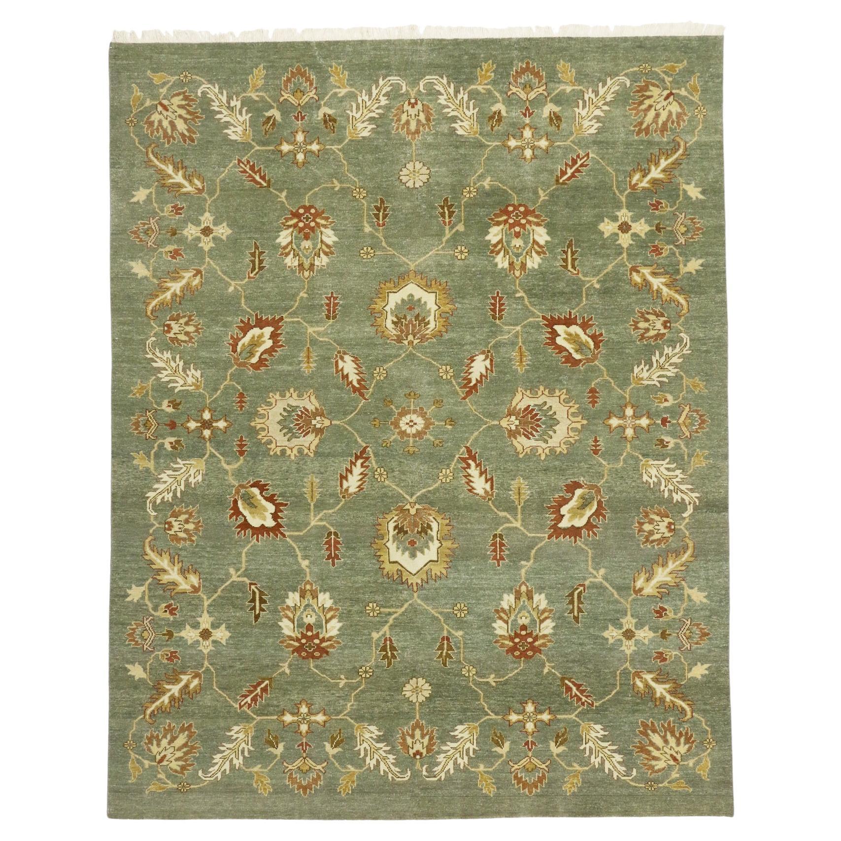 New Vintage-Inspired Indian Rug, Effortlessly Chic and Versatile