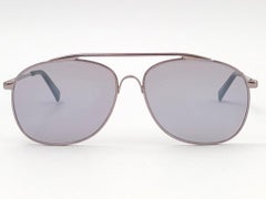 New Vintage Issey Miyake IM 111 Rose Silver Basquiat IM Series 1985 Sunglasses