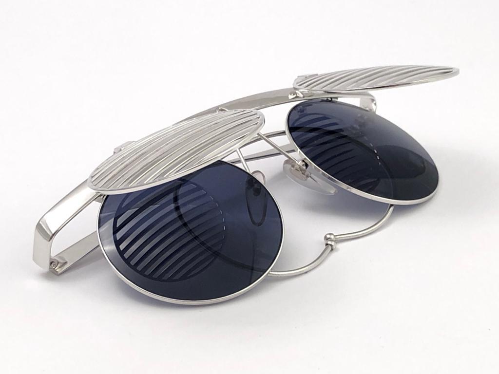 New Vintage Issey Miyake Shutters Pet Shop Boys Suburbia 1986 Japan Sunglasses For Sale 1