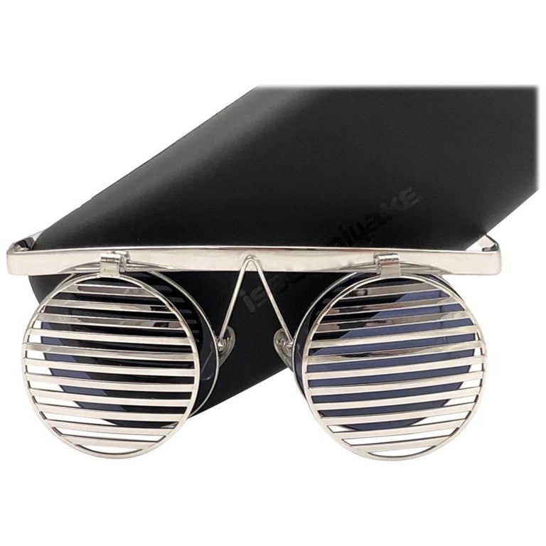 New Vintage Issey Miyake Shutters Pet Shop Boys Suburbia 1986 Japan  Sunglasses For Sale at 1stDibs