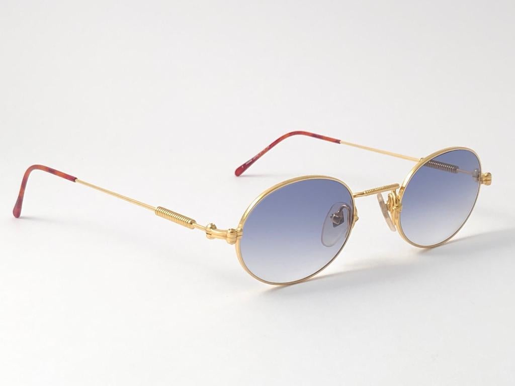 vintage jean paul gaultier 1990 oval good sunglasses