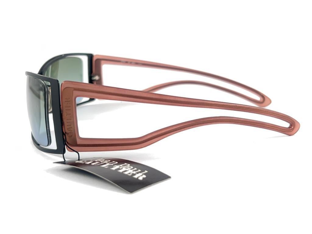Neu Vintage Jean Paul Gaultier 56 0051 90er Japan-Sonnenbrille im Angebot 5