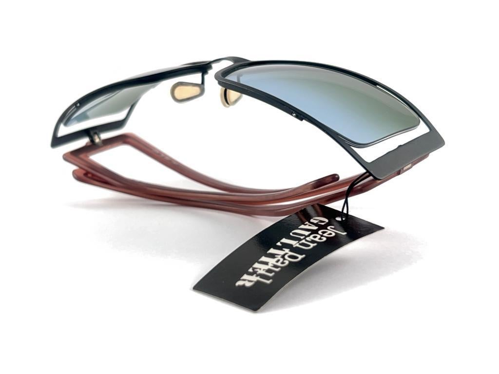 Neu Vintage Jean Paul Gaultier 56 0051 90er Japan-Sonnenbrille  im Angebot 3
