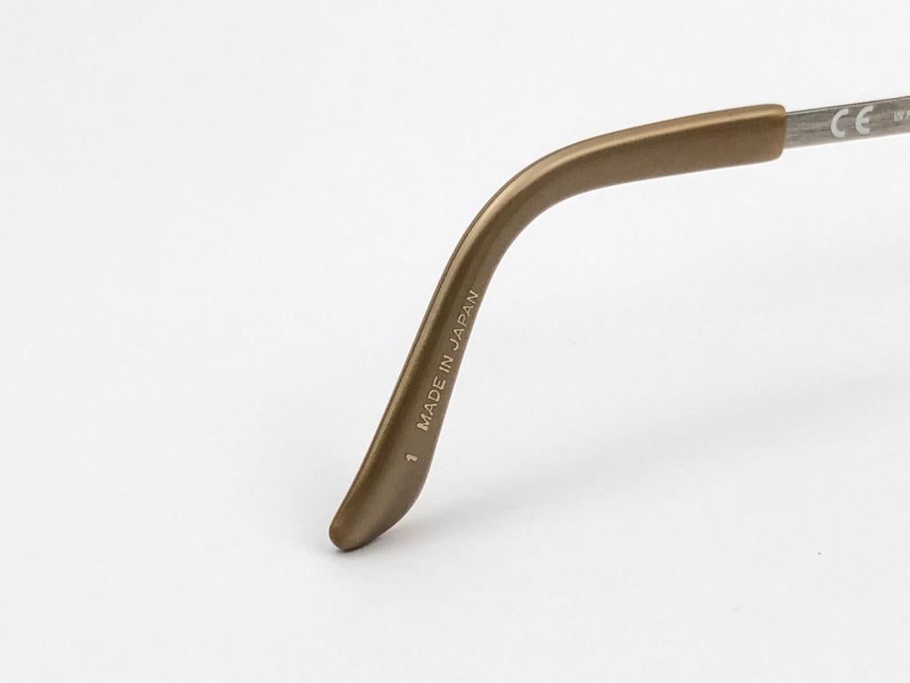 New Vintage Jean Paul Gaultier 56 7107 Silver Matte Japan Sunglasses Japan 1