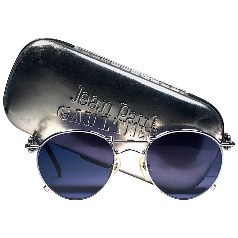 Neu Vintage Jean Paul Gaultier 56 0174 Runde graue Linse 1990er Sonnenbrille  Japan bei 1stDibs