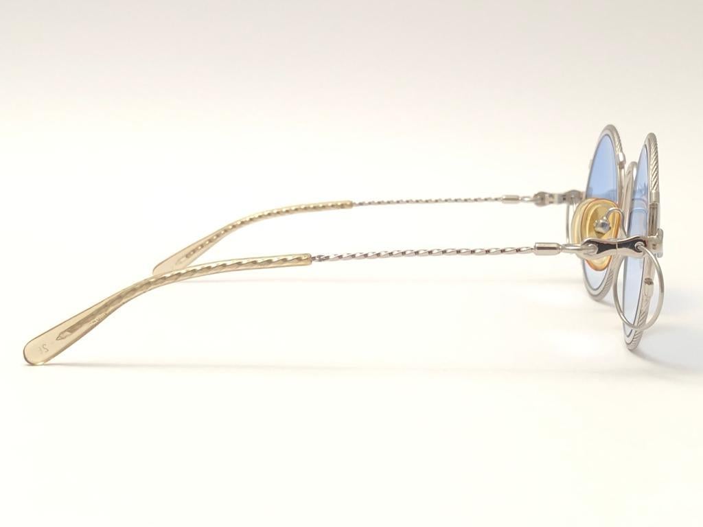 Neue Vintage Jean Paul Gaultier 56 0176 durchbohrte Sonnenbrille 1990 Japan im Zustand „Neu“ in Baleares, Baleares