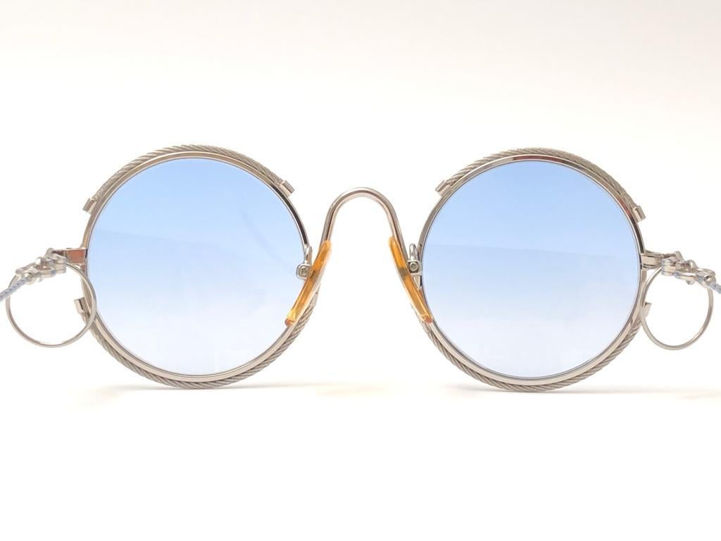 Neue Vintage Jean Paul Gaultier 56 0176 durchbohrte Sonnenbrille 1990 Japan 2