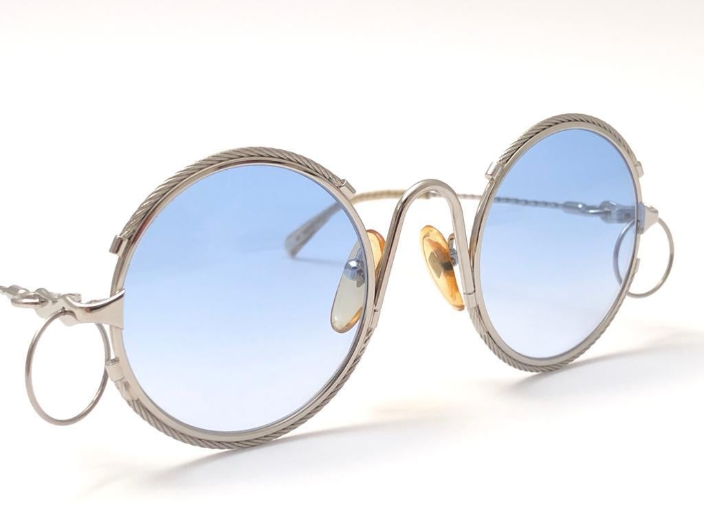Neue Vintage Jean Paul Gaultier 56 0176 durchbohrte Sonnenbrille 1990 Japan 3