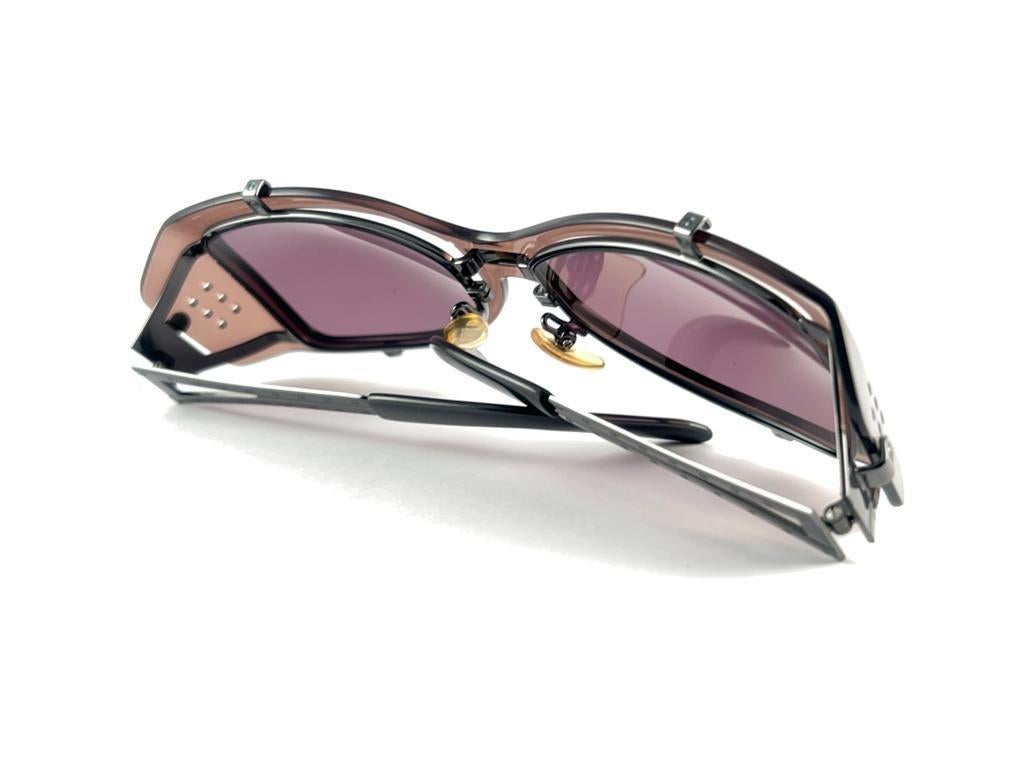New Vintage Jean Paul Gaultier 56 6104  90's Japan Sunglasses  In New Condition For Sale In Baleares, Baleares