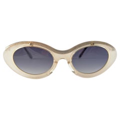 New Vintage Jean Paul Gaultier 56 7201 Cat Eye Frame Sunglasses 1990'S Japan