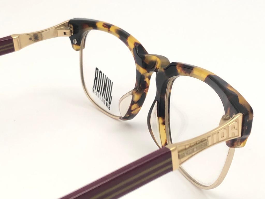 Neu Vintage Jean Paul Gaultier 57 1271 Prescription Schildpatt Japan-Sonnenbrille, Vintage im Angebot 3