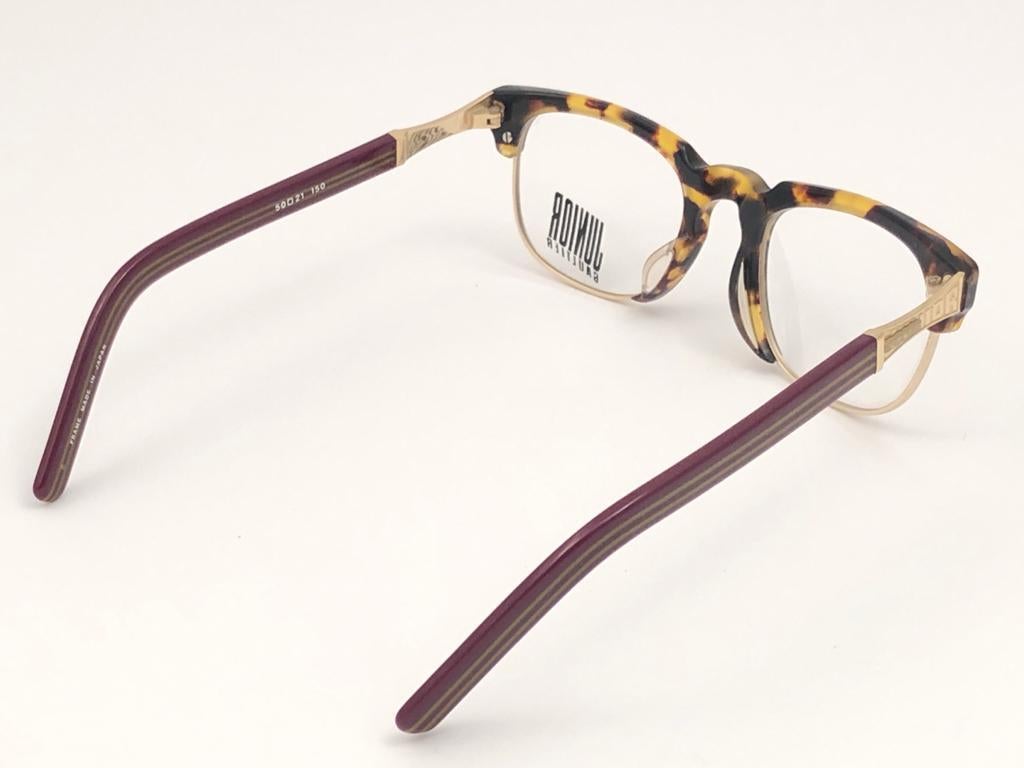 Neu Vintage Jean Paul Gaultier 57 1271 Prescription Schildpatt Japan-Sonnenbrille, Vintage im Angebot 4