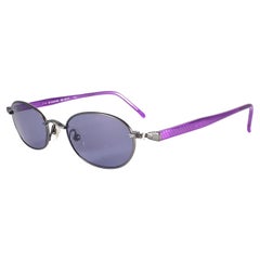 New Vintage Jean Paul Gaultier 58 0015 Purple Frame Sunglasses 1990'S Japan