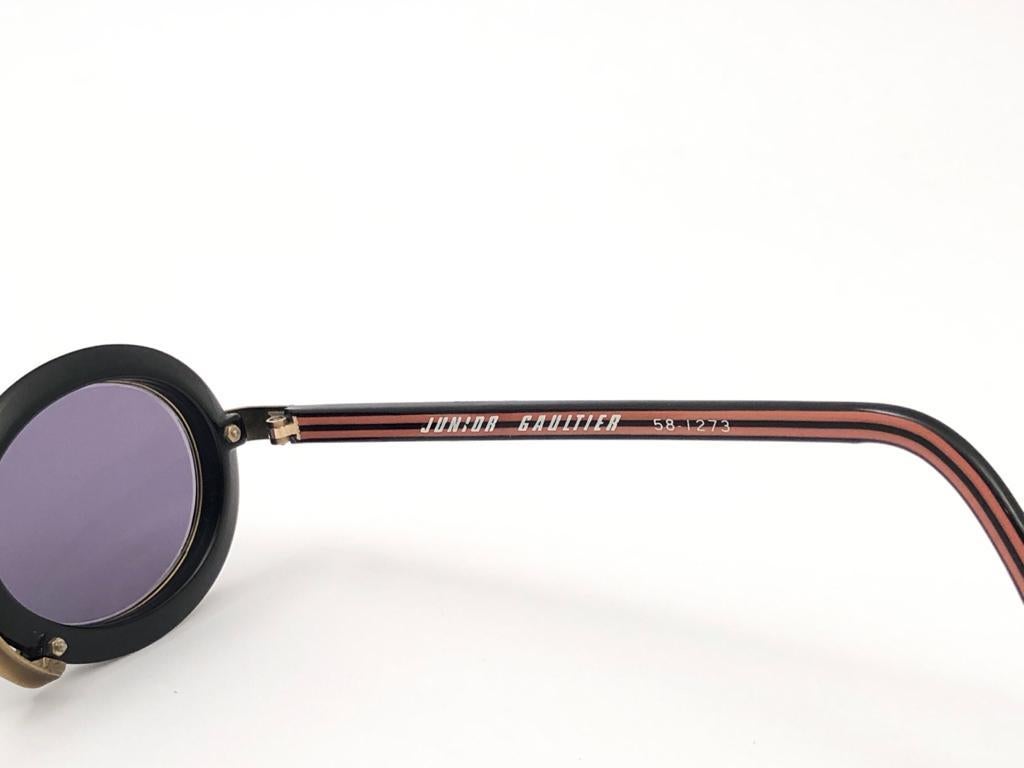 New Vintage Jean Paul Gaultier 58 1273 Miles Davis Sunglasses Made in Japan In New Condition In Baleares, Baleares