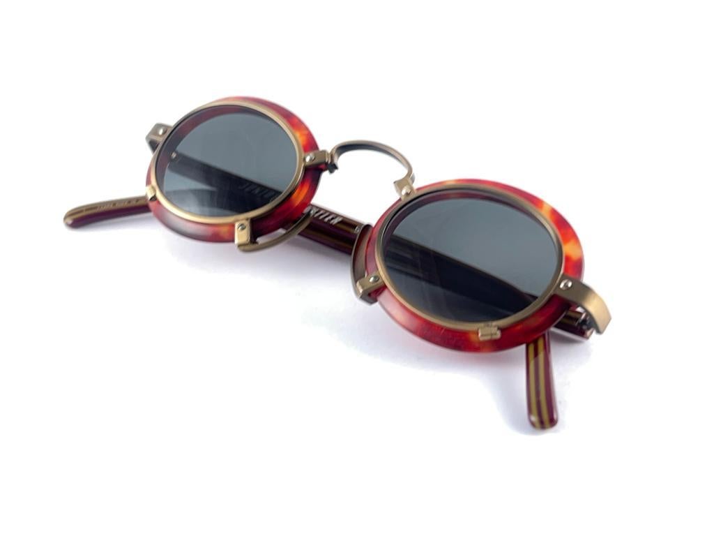Women's or Men's New Vintage Jean Paul Gaultier 58 1273 Miles Davis Sunglasses Made in Japan For Sale