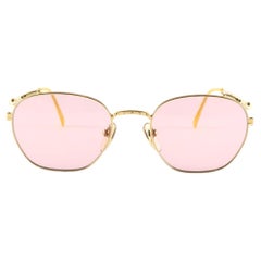 New Vintage Jean Paul Gaultier Junior  55 3173 gold sunglasses 1990s Japan