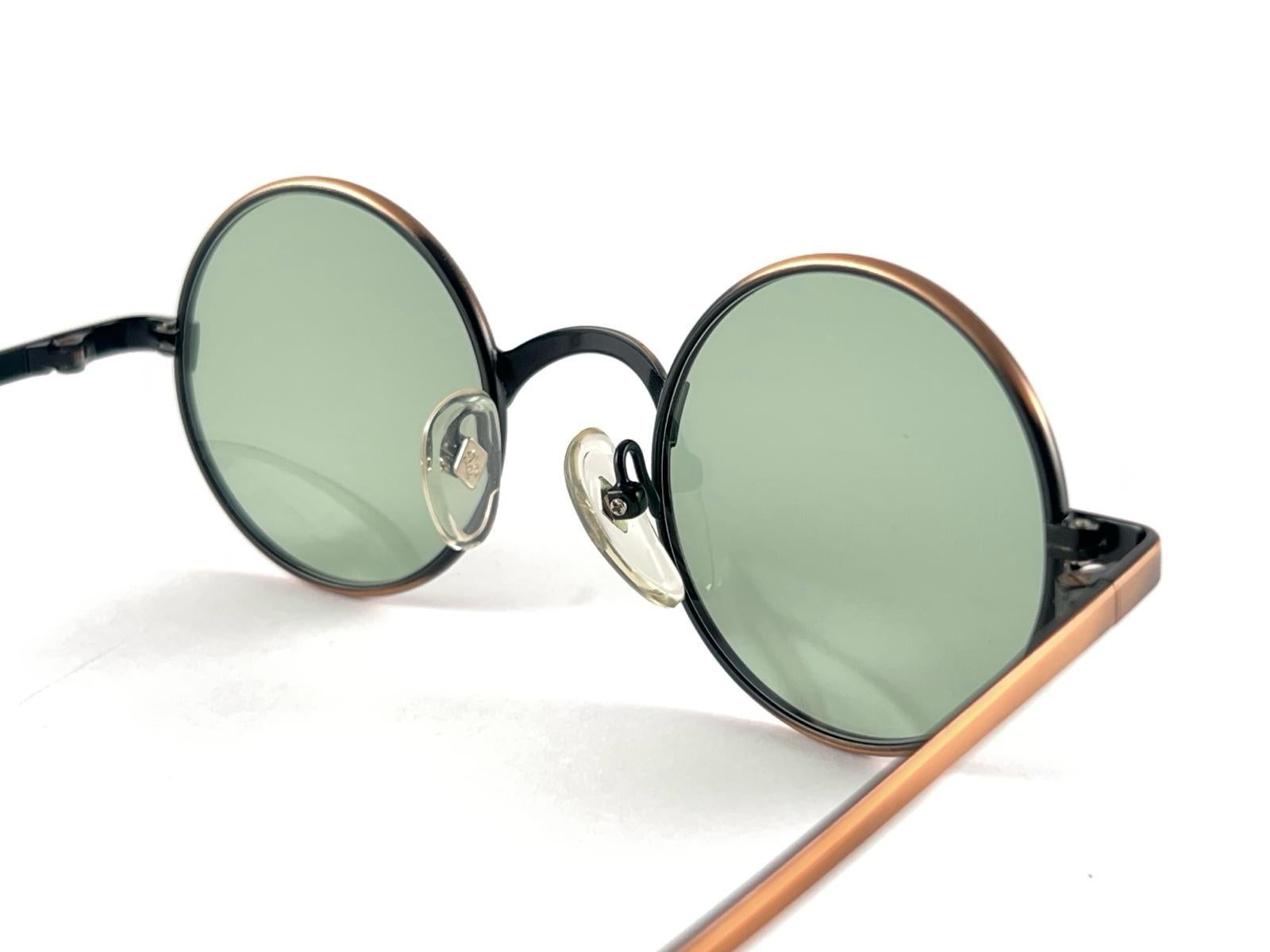 Neu Vintage Jean Paul Gaultier Junior 57 0173 Kleine runde Leon Japan-Sonnenbrille, Vintage  im Angebot 8