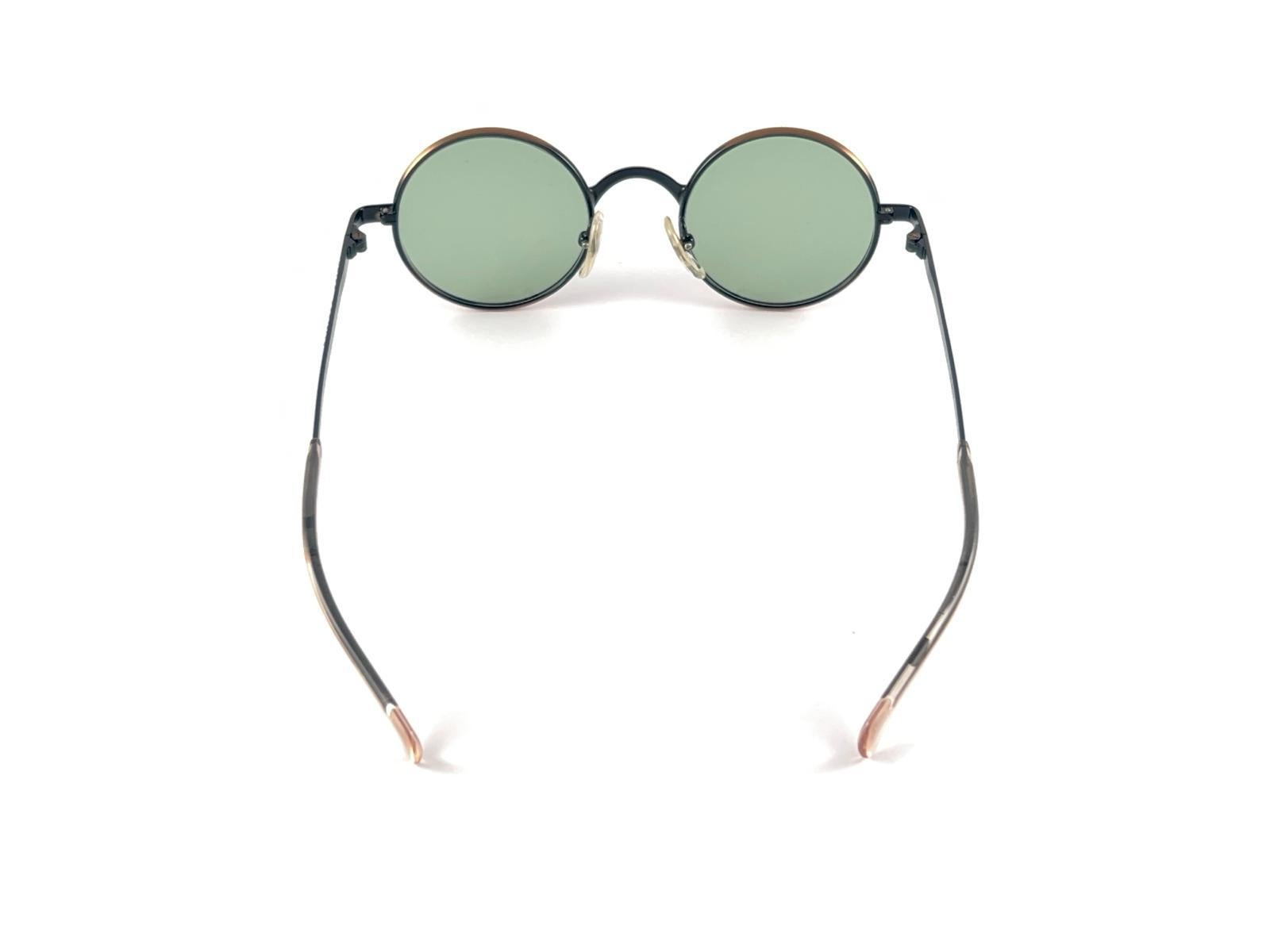 Neu Vintage Jean Paul Gaultier Junior 57 0173 Kleine runde Leon Japan-Sonnenbrille, Vintage  im Angebot 9