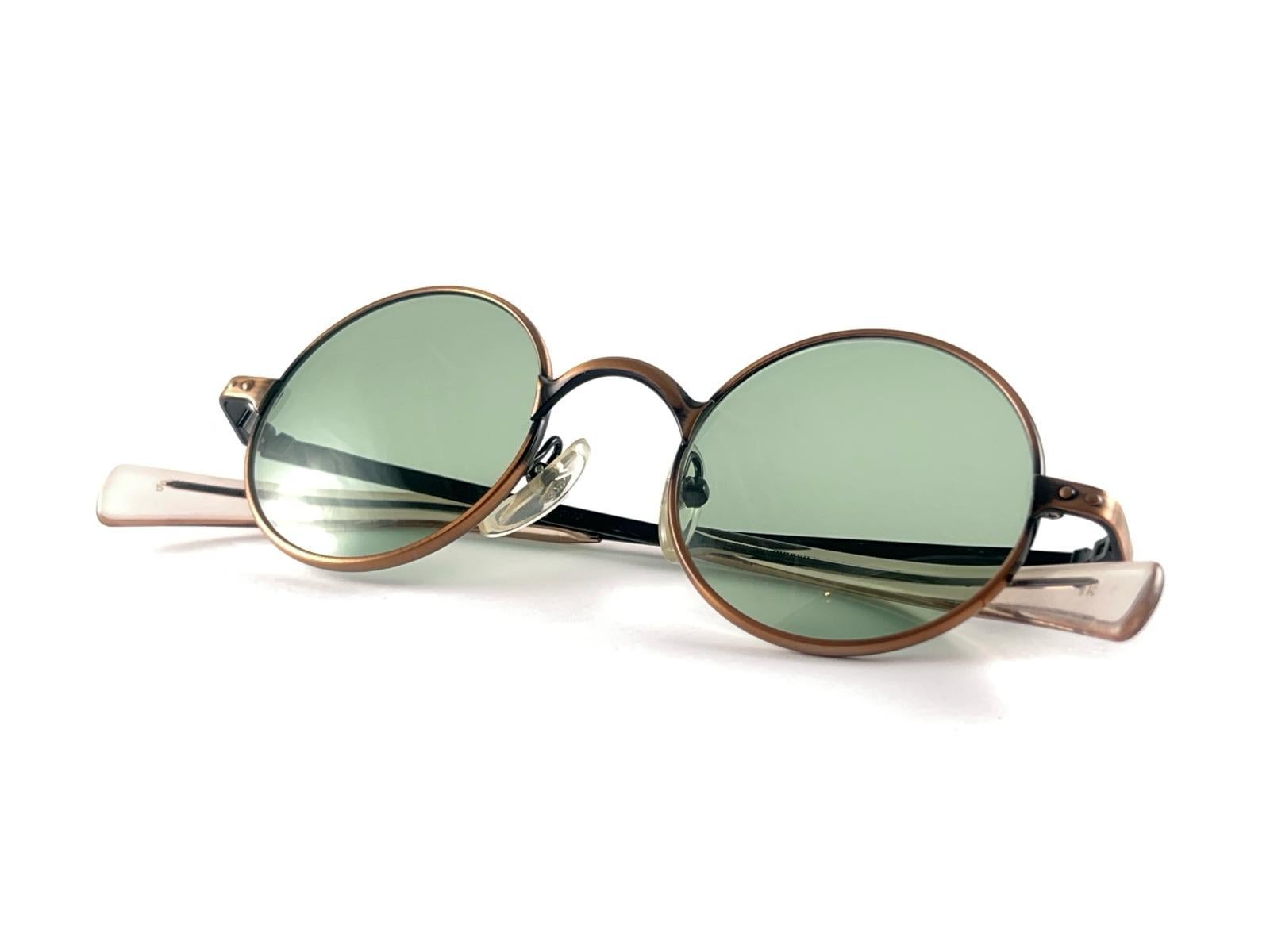 Neu Vintage Jean Paul Gaultier Junior 57 0173 Kleine runde Leon Japan-Sonnenbrille, Vintage  im Angebot 12