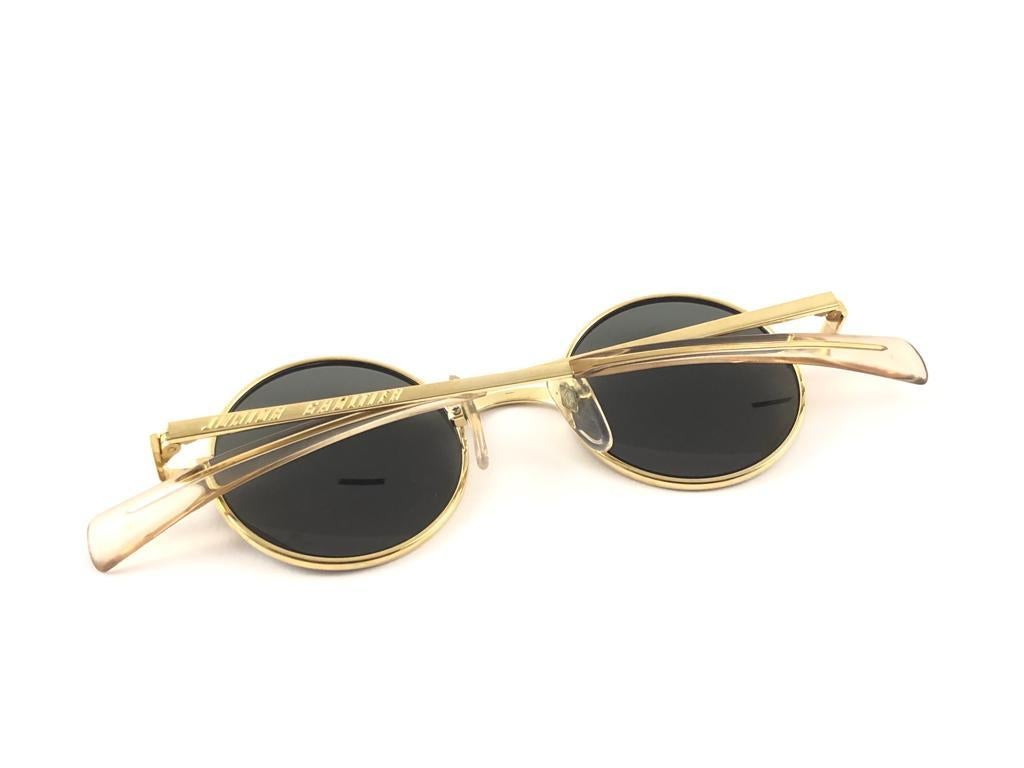 New Vintage Jean Paul Gaultier Junior 57 0173 Small Round Leon Japan Sunglasses  4