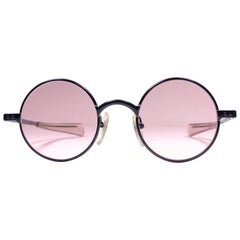 Nouveau Vintage Jean Paul Gaultier Junior 57 0173 Petites lunettes de soleil rondes Leon Japan 