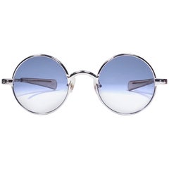 Nouveau Vintage Jean Paul Gaultier Junior 57 0173 Petites lunettes de soleil rondes Leon Japan 