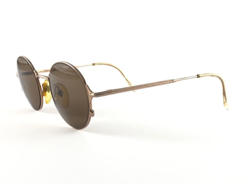 Lunettes de soleil vintage Jean Paul Gaultier Junior 572175 rose métallisée, années 90, Japon en vente 2