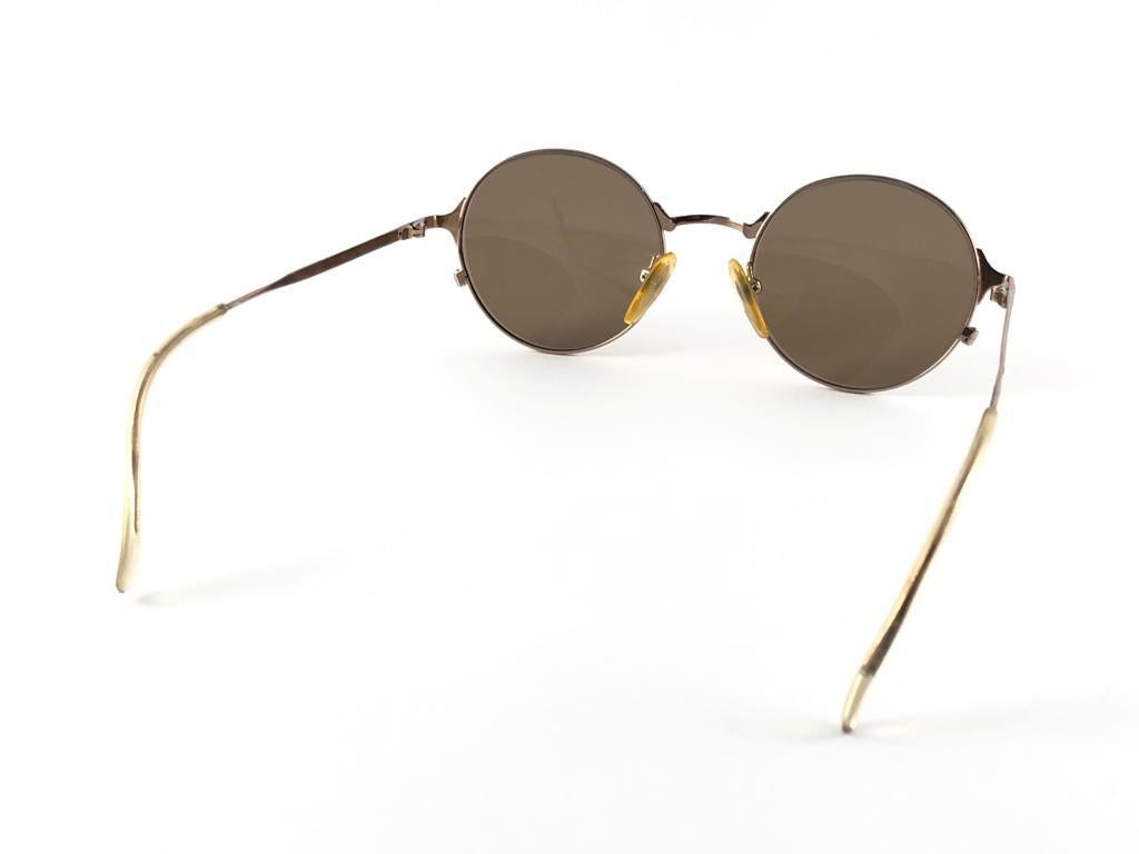Lunettes de soleil vintage Jean Paul Gaultier Junior 572175 rose métallisée, années 90, Japon Unisexe en vente