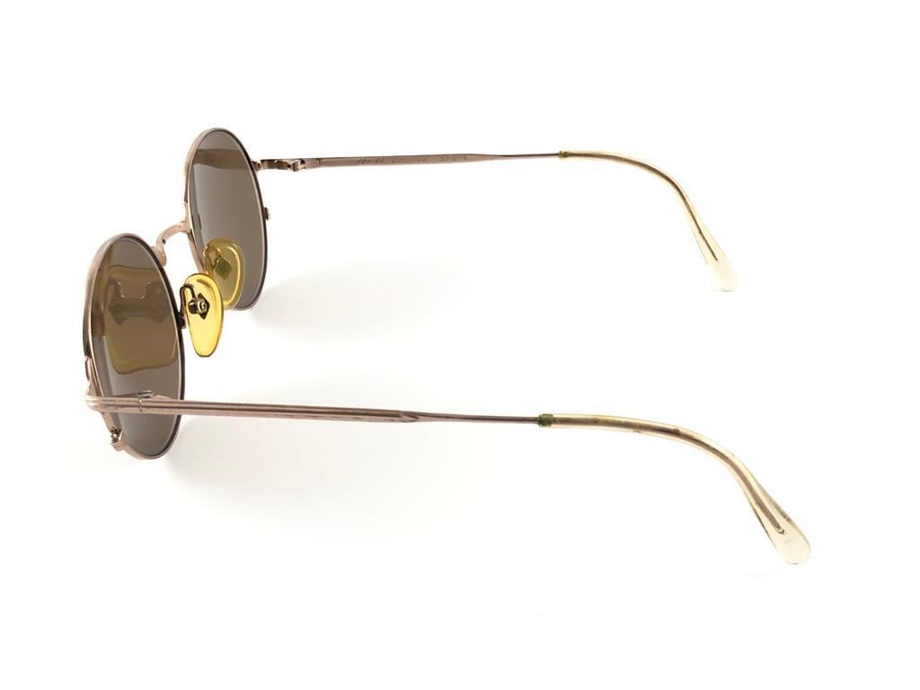 Lunettes de soleil vintage Jean Paul Gaultier Junior 572175 rose métallisée, années 90, Japon en vente 1