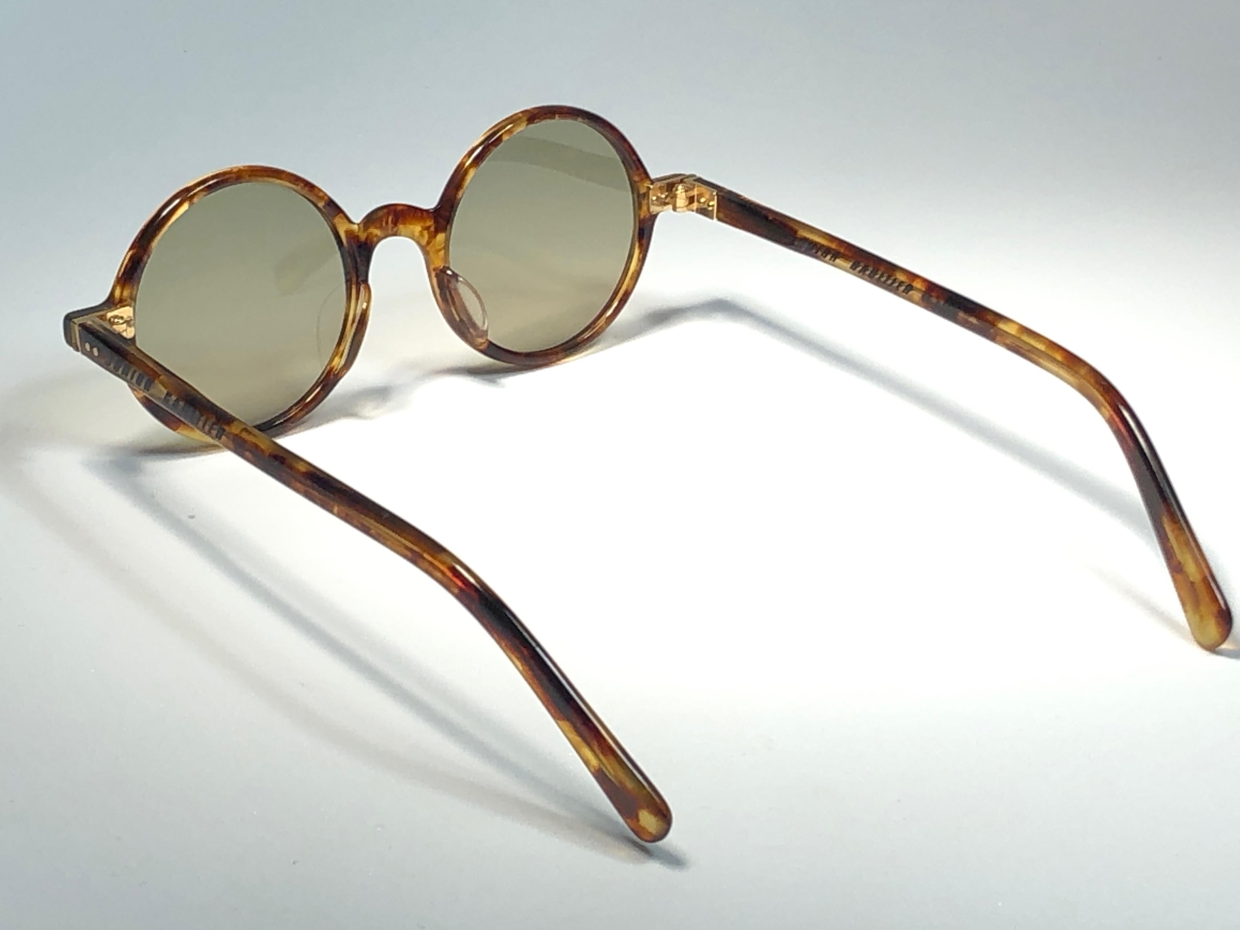 New Vintage Jean Paul Gaultier Junior 58 0072 Small Round Leon Japan Sunglasses  2