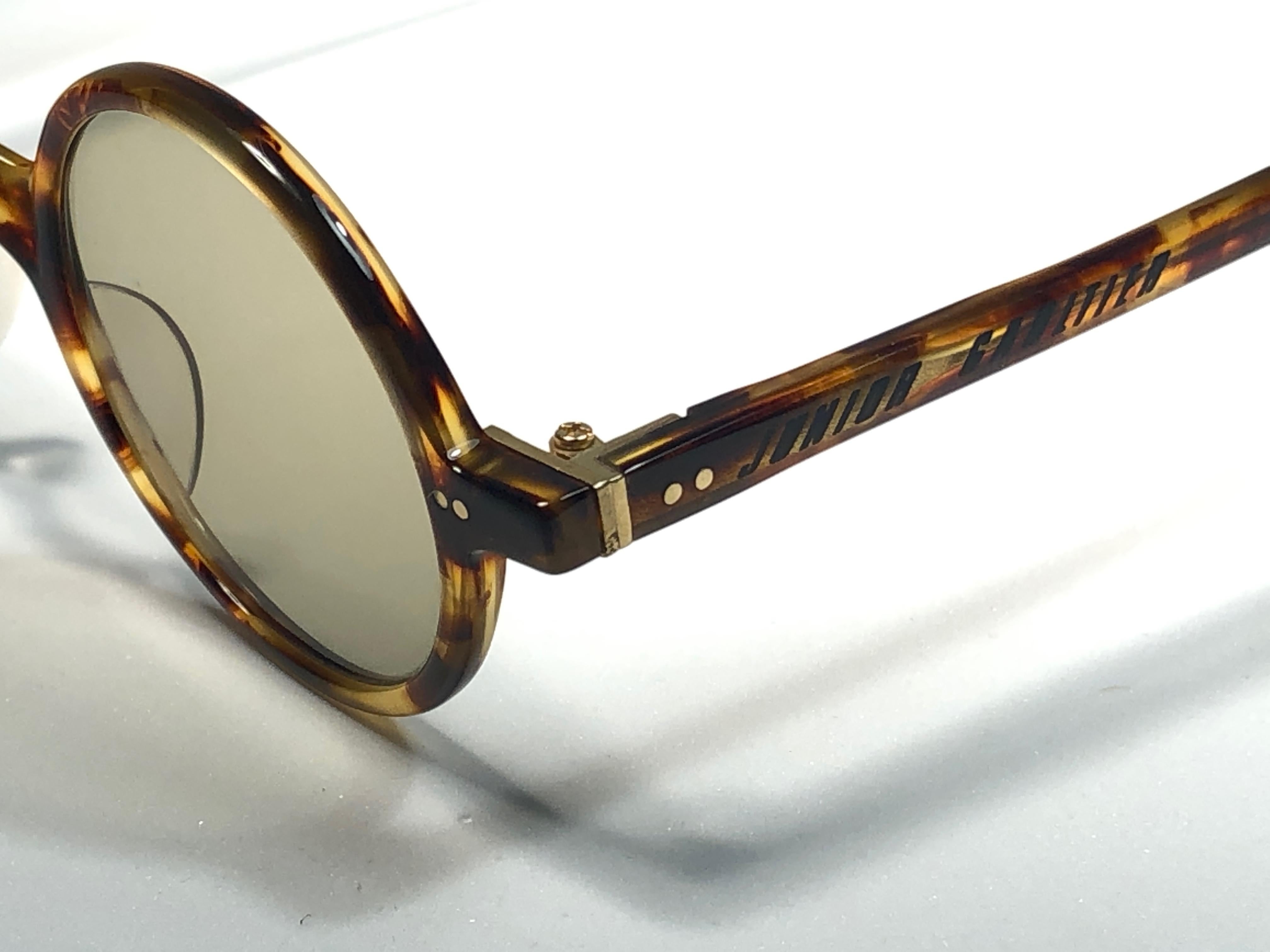 Neue neue Vintage Jean Paul Gaultier Junior 58 0072 Runde Leon Japan Sonnenbrille, neu  im Zustand „Neu“ in Baleares, Baleares