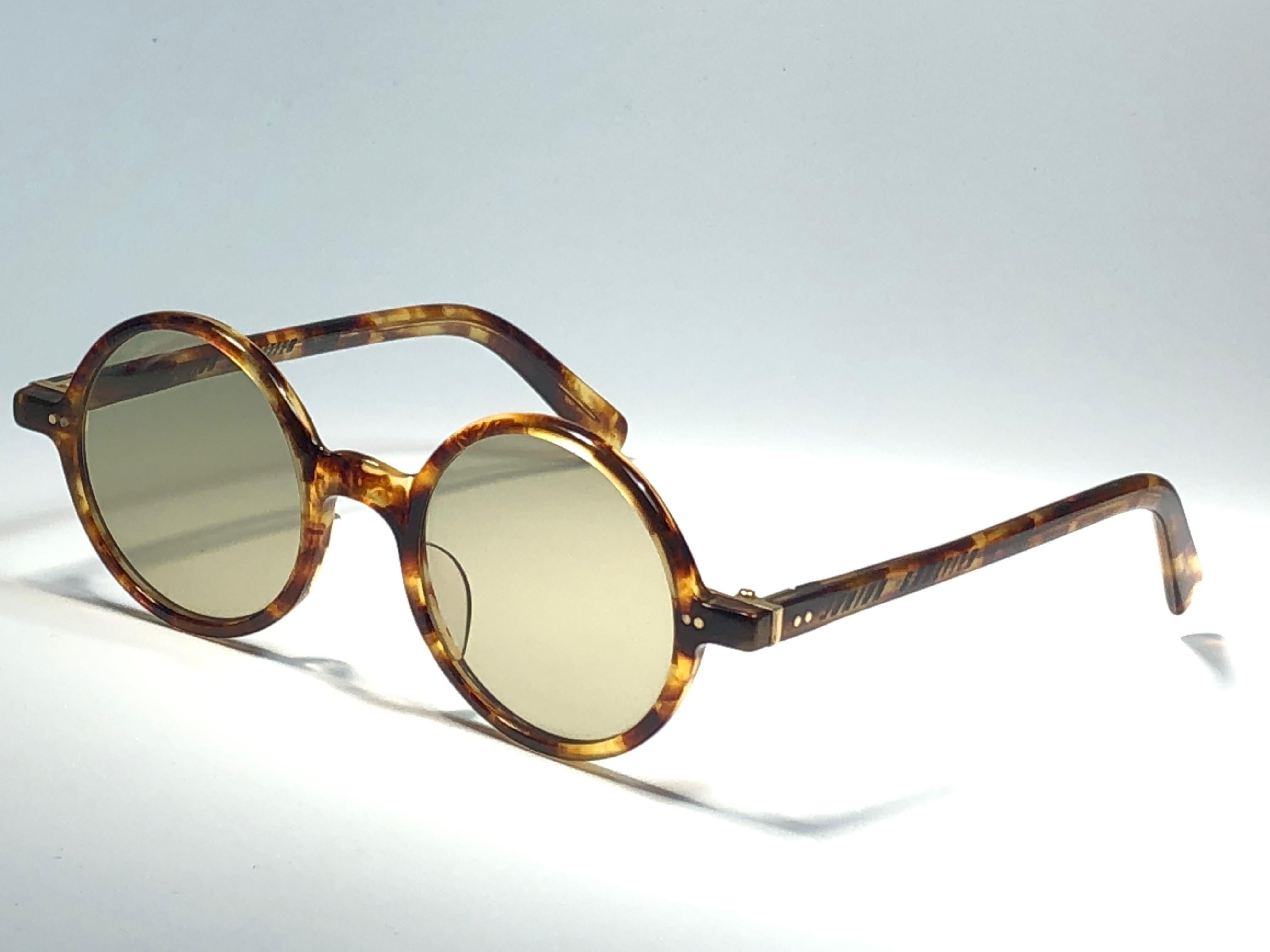 Women's or Men's New Vintage Jean Paul Gaultier Junior 58 0072 Small Round Leon Japan Sunglasses 