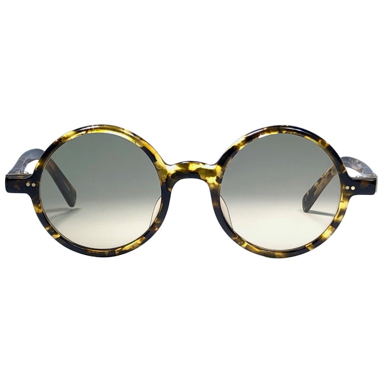 New Vintage Jean Paul Gaultier Junior 58 0072 Small Round Leon Japan  Sunglasses at 1stDibs