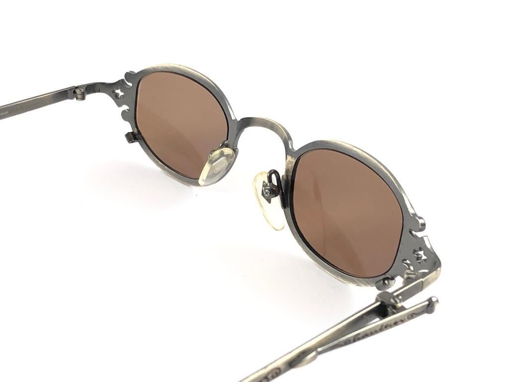 New Vintage Jean Paul Gaultier Limited Edition 56 0001 Side Clip 99' Sunglasses  For Sale 2