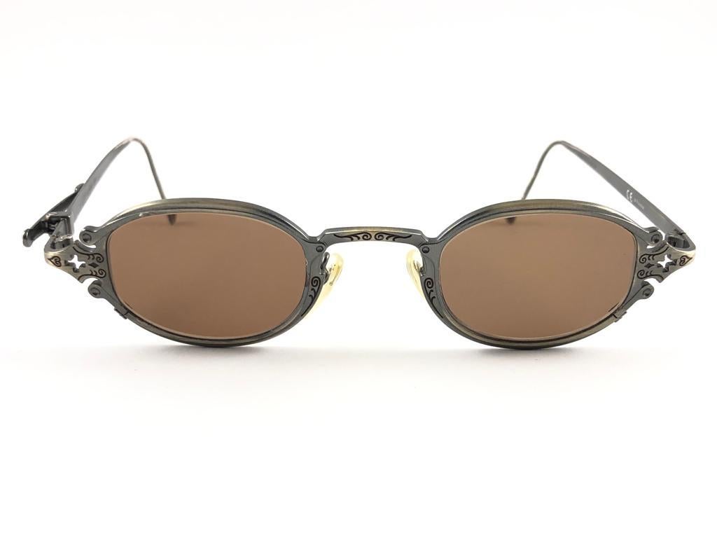 Neu Vintage Jean Paul Gaultier Limited Edition 56 0001 Side Clip 99' Sonnenbrille  im Zustand „Neu“ im Angebot in Baleares, Baleares