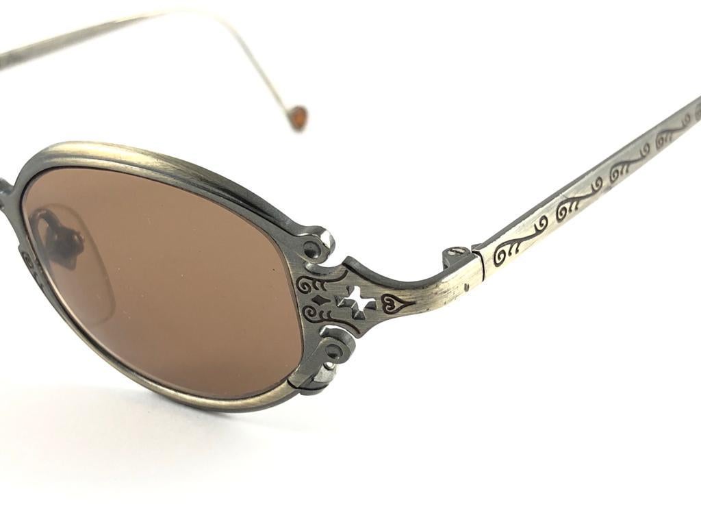 Neu Vintage Jean Paul Gaultier Limited Edition 56 0001 Side Clip 99' Sonnenbrille  für Damen oder Herren im Angebot