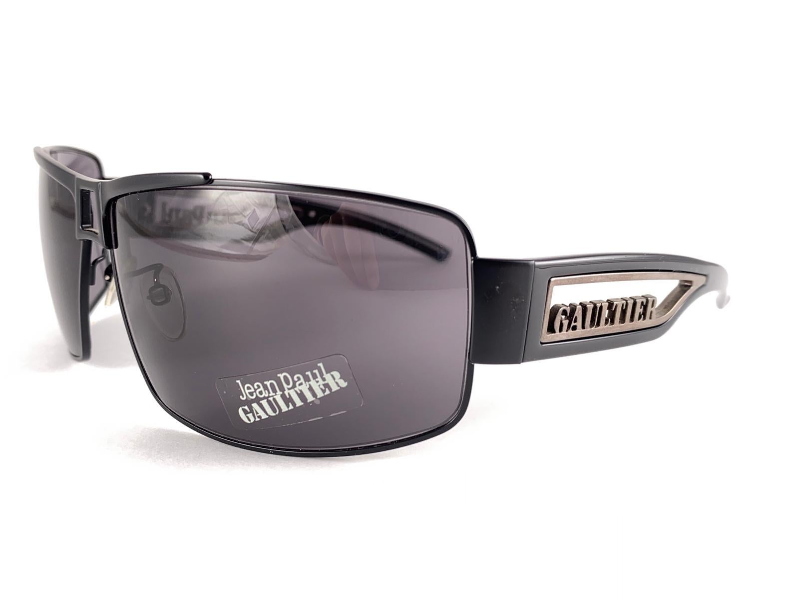 New Vintage Jean Paul Gaultier SJP 037 Shield Frame Sunglasses 2000's Japan Neuf à Baleares, Baleares
