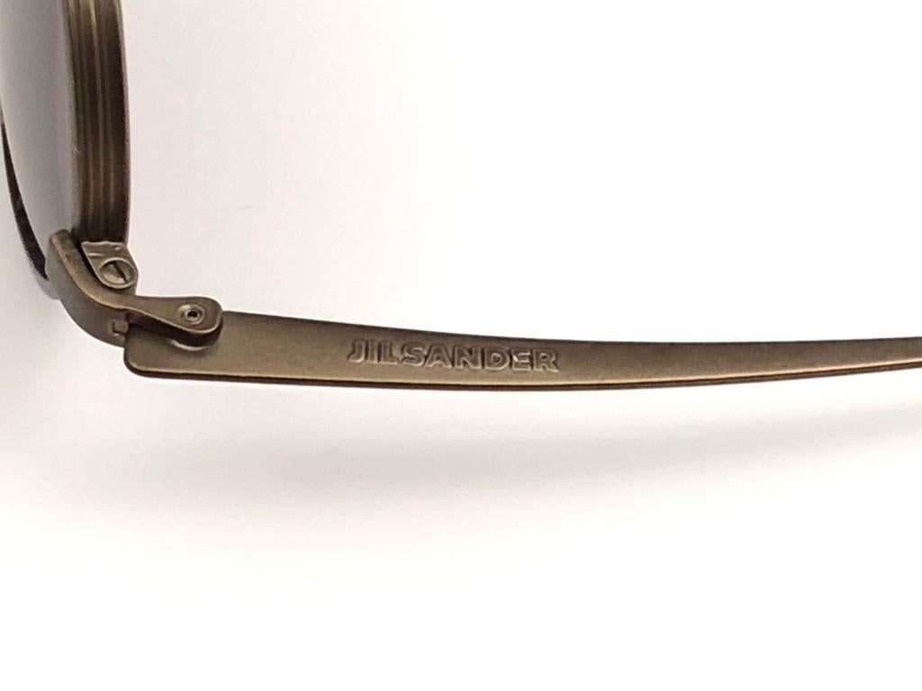 Women's or Men's New Vintage Jil Sander 302 Oval 1980´s France Sunglasses