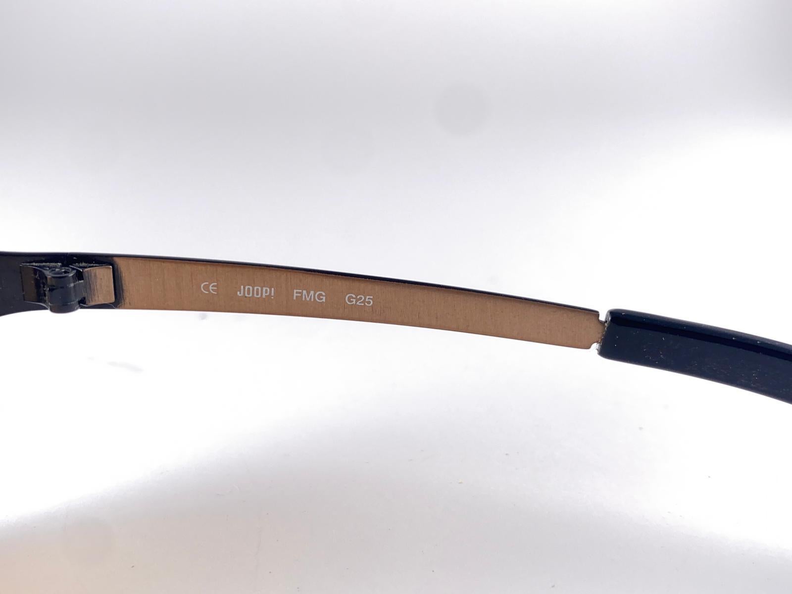 Women's New Vintage Joop! 1990'S Mod 8621 Copper Shield Sunglasses Made In Germany For Sale