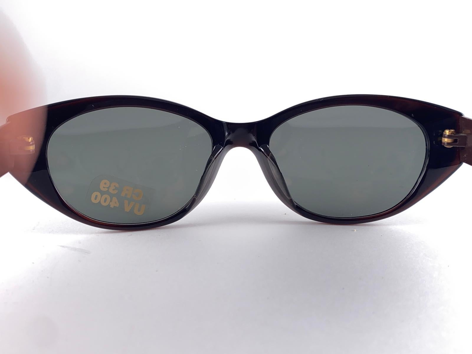 New Vintage Joop! 1990'S Mod 8621 Copper Shield Sunglasses Made In Germany For Sale 2