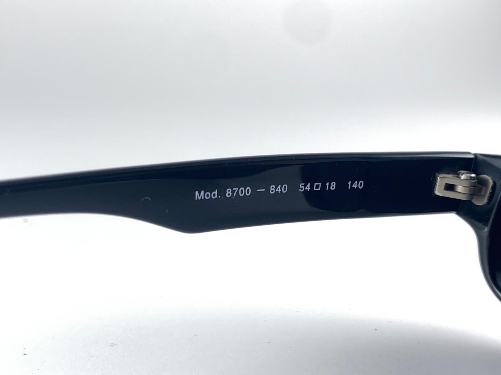 New Vintage Joop! 1990'S Mod 8700 Sleek Black Sunglasses Made In Germany In New Condition For Sale In Baleares, Baleares