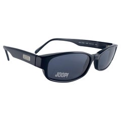 New Vintage Joop! 1990'S Mod 8700 Sleek Black Sunglasses Made In Germany