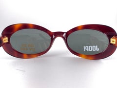 Nuovi occhiali da sole vintage Joop! 1990'S Mod 8700 Sleek Tortoise Made In Germany