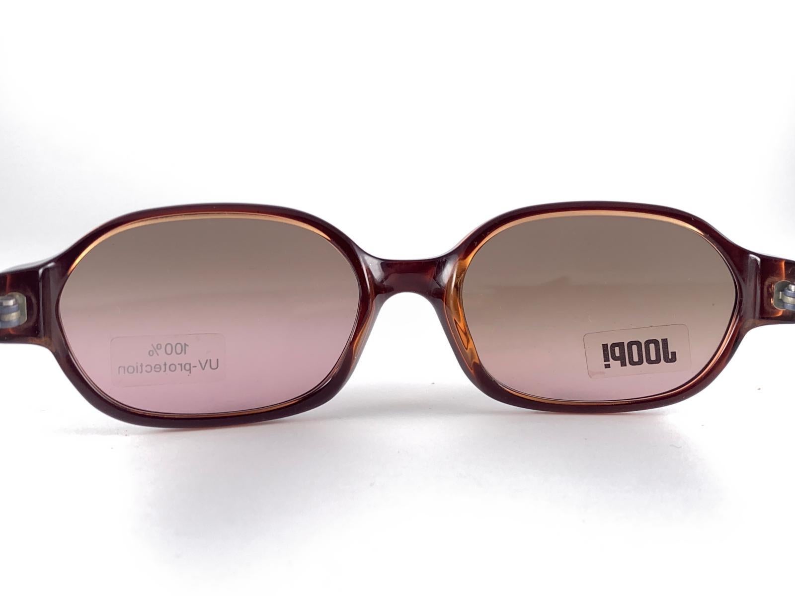 New Vintage Joop! 1990'S Mod 8721 Sleek Tortoise Sunglasses Made In Germany In New Condition For Sale In Baleares, Baleares