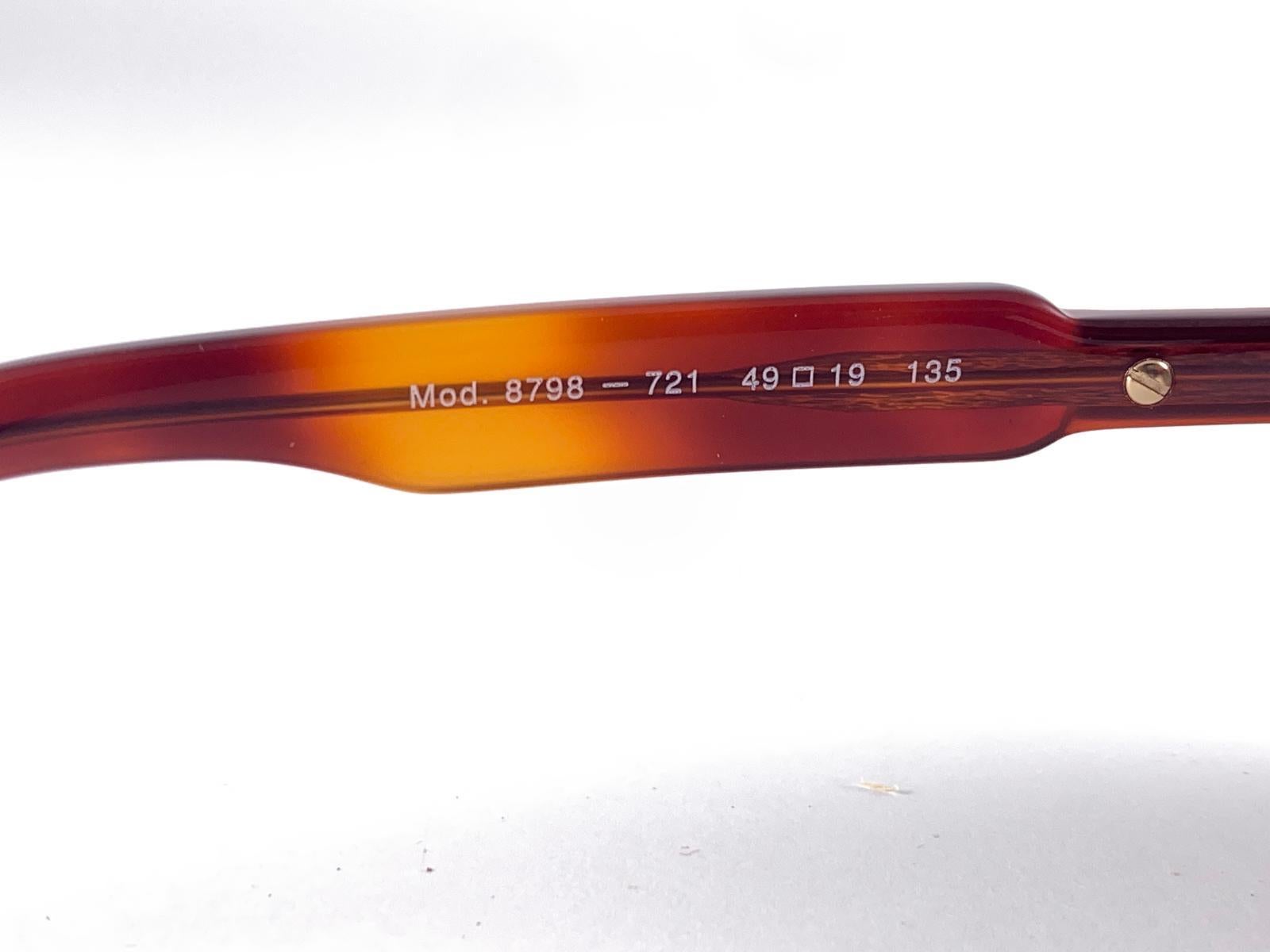 New Vintage Joop ! 1990's Mod 8700 Sleek Tortoise Sunglasses Made In Germany en vente 1