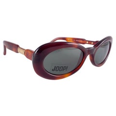New Vintage Joop! 1990'S Mod 8700 Sleek Tortoise Sunglasses Made In Germany