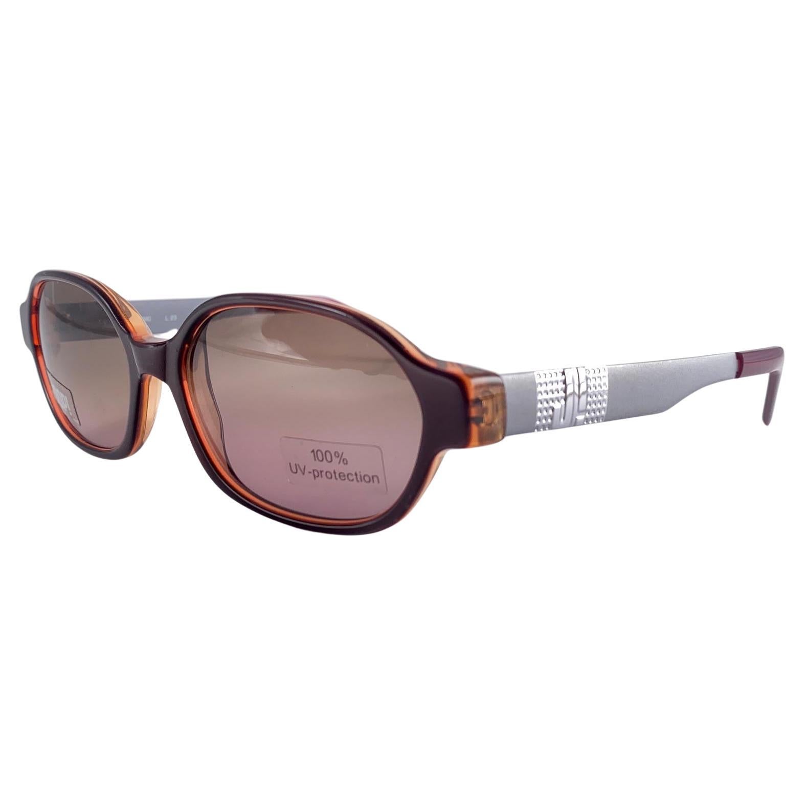 New Vintage Joop! 1990'S Mod 8721 Sleek Tortoise Sunglasses Made In Germany For Sale