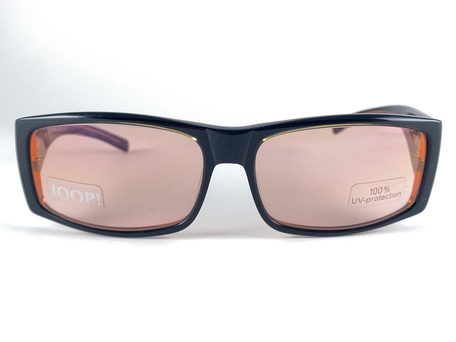 New Vintage Joop! 1990'S Mod 87005 Dark Brown Sunglasses Made In Germany For Sale 2