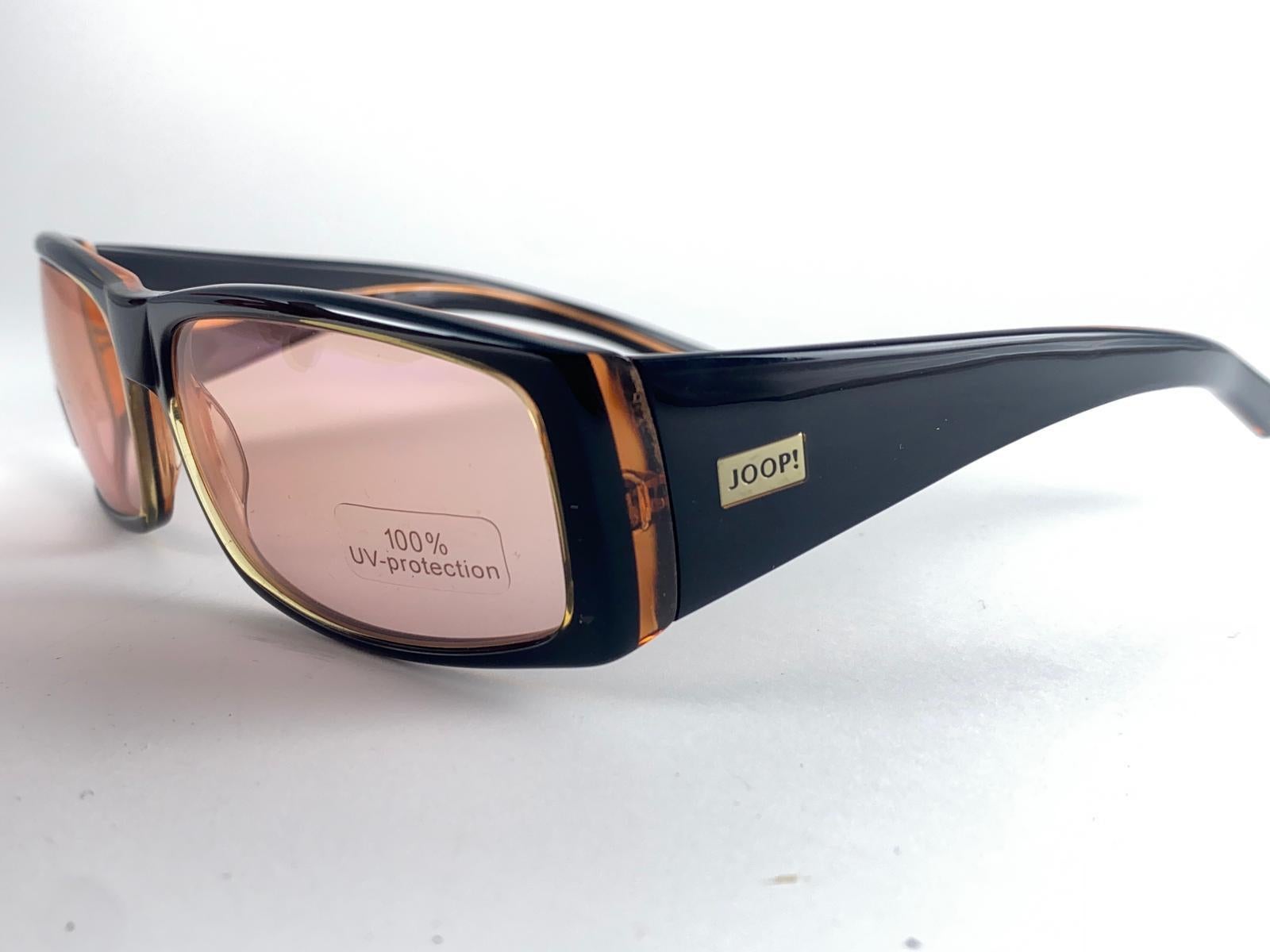 New Vintage Joop! 1990'S Mod 87005 Dark Brown Sunglasses Made In Germany For Sale 3